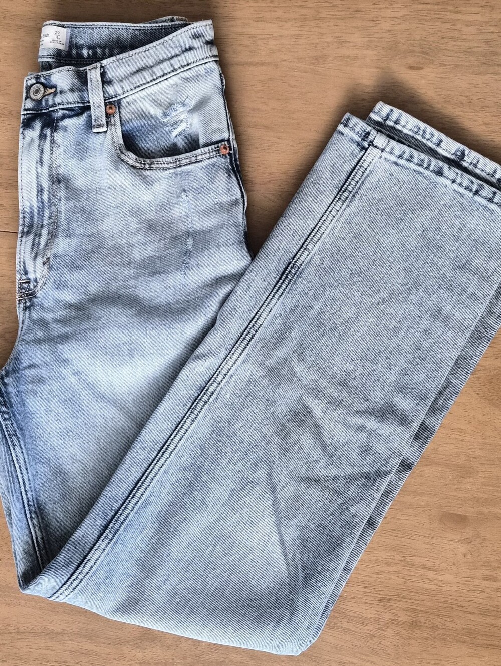 Abercrombie & Fitch The '90s Straight Ultra High Rise Jeans In Size 27/4R